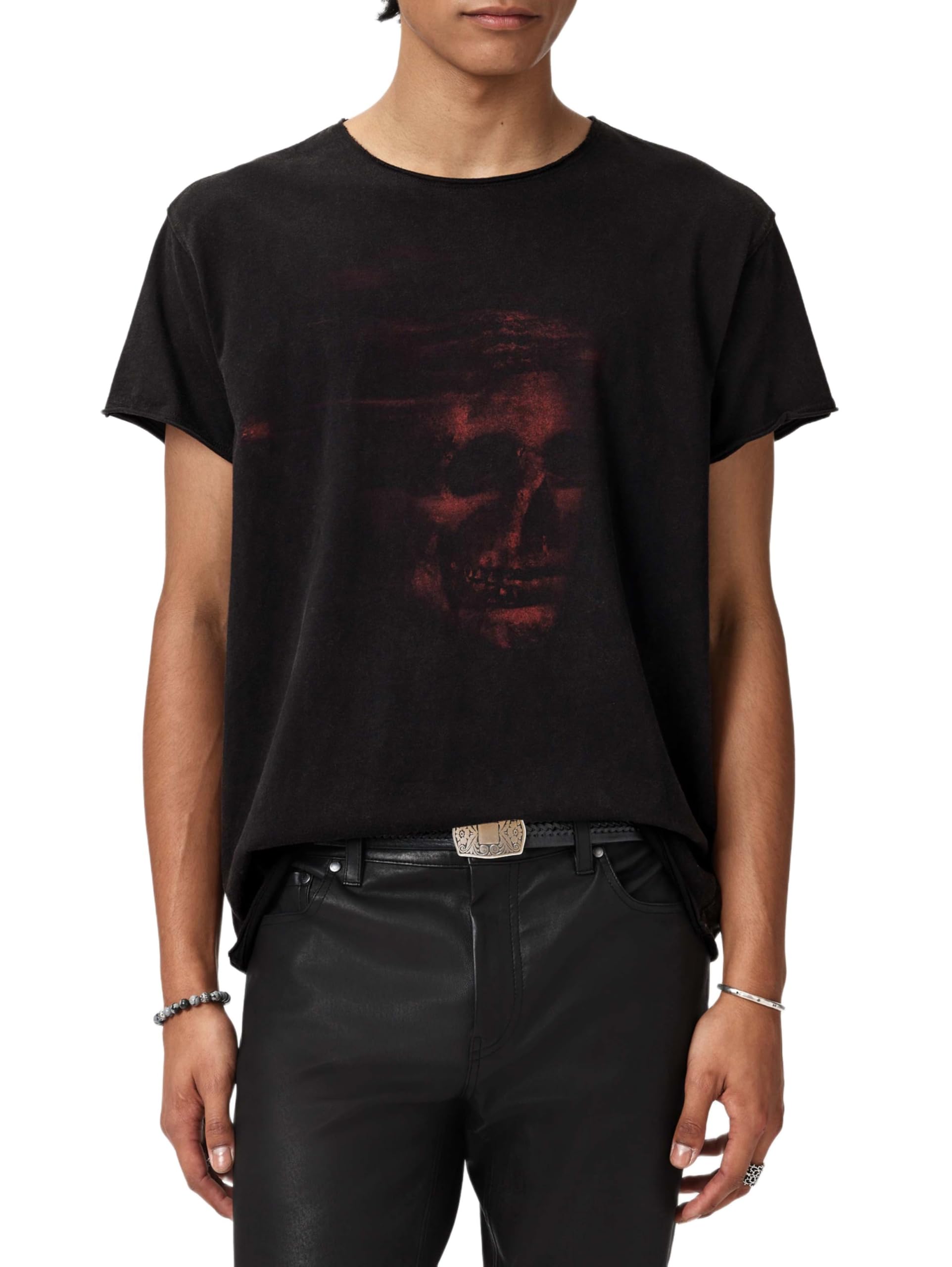 John Varvatos Skull Sculpture Tee Black M