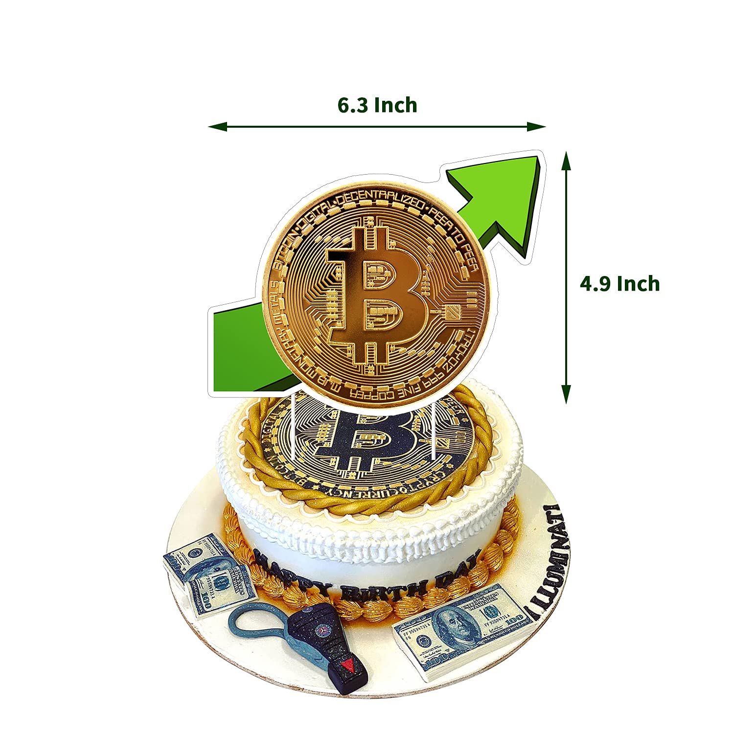 Bitcoin Party Supplies Birthday Balloons Cake Toppers Banners Digital  Currency Theme Party Decorations Bitcoin Birthday Supplies : Amazon.com.au:  Toys & Games