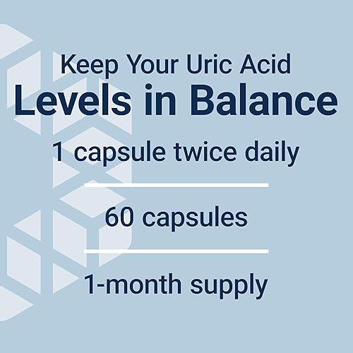 Miniatura 5 de Life Extension Control de ácido úrico - Suplemento de extracto de fruta Ayuric Terminalia Bellerica - Apoya el nivel saludable de ácido úrico - Sin