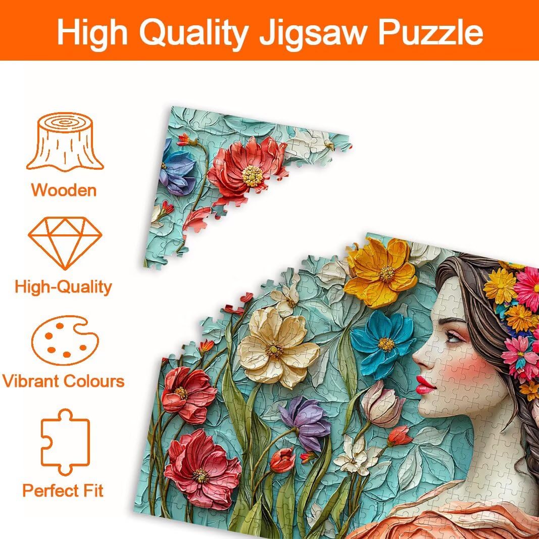Puzzle Donna, Puzzle 2000 Pezzi Adulti per Decor, Regalo Donna/Uomo -8728