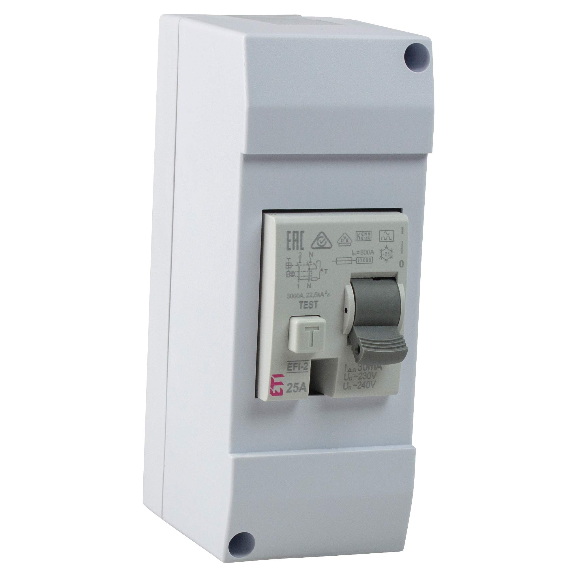 as - Schwabe FI Circuit Breaker FI 25A 30mA Type A - Circuit Breaker with FI Switch for Caravans, Caravans & Motorhomes - Fault Current Circuit Breaker for Self-Assembly - Camping Accessories I 61565