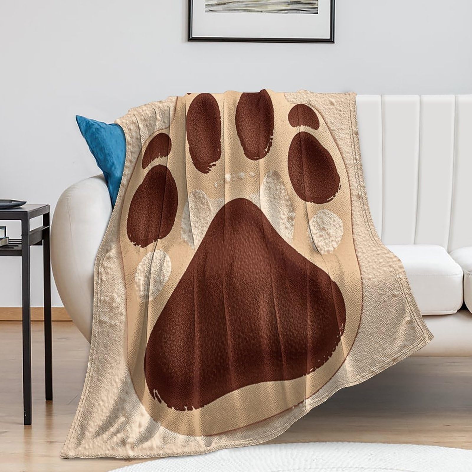 Couverture de lit peluche pour soirées cocooning canapé et nuits d'hiver