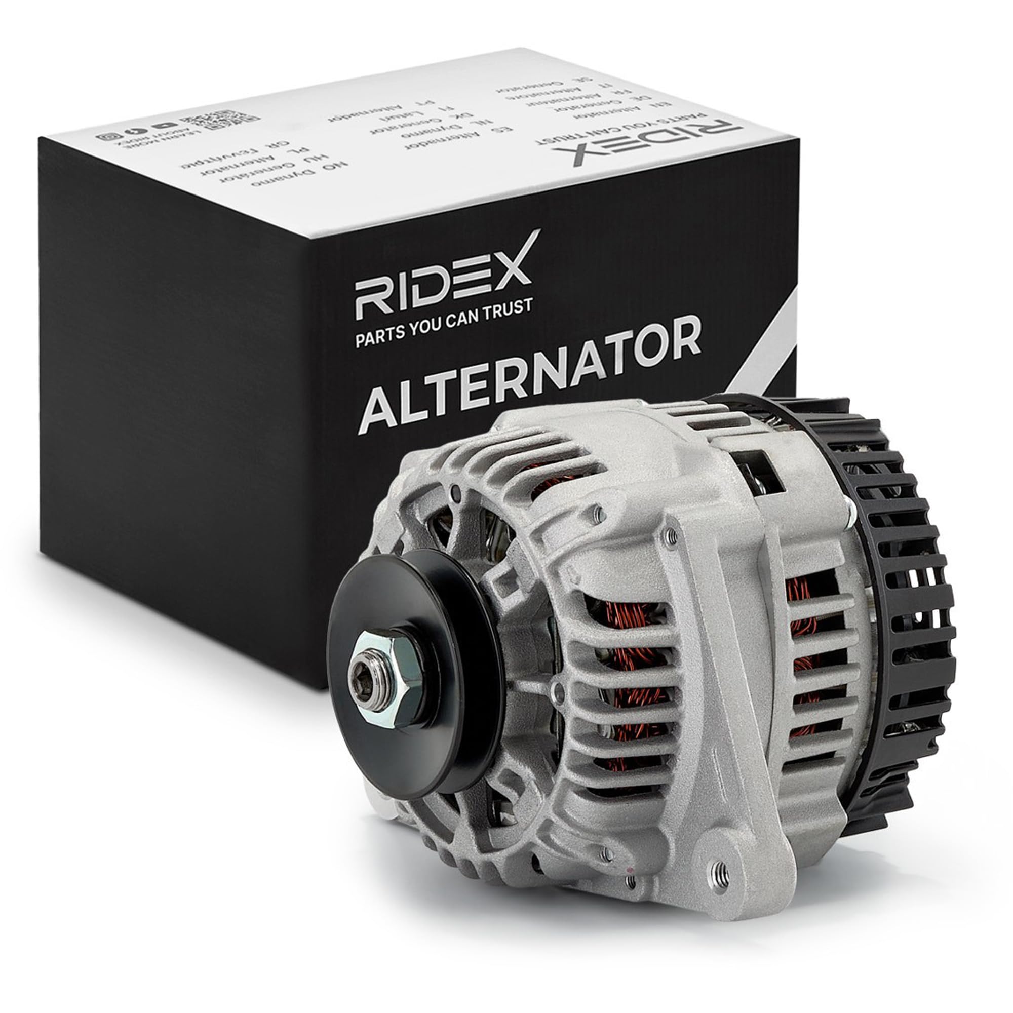 RIDEX Alternateur 14V, 70A, 5706F6 5705T3 57053E Compatible avec PEUGEOT 206 3/5 portes 2A/C 306 3/5 portes 7A, 7C, N3, N5 106 II 3/5 portes 1A, 1C, CITROËN Saxo 3/5 portes S0, S1