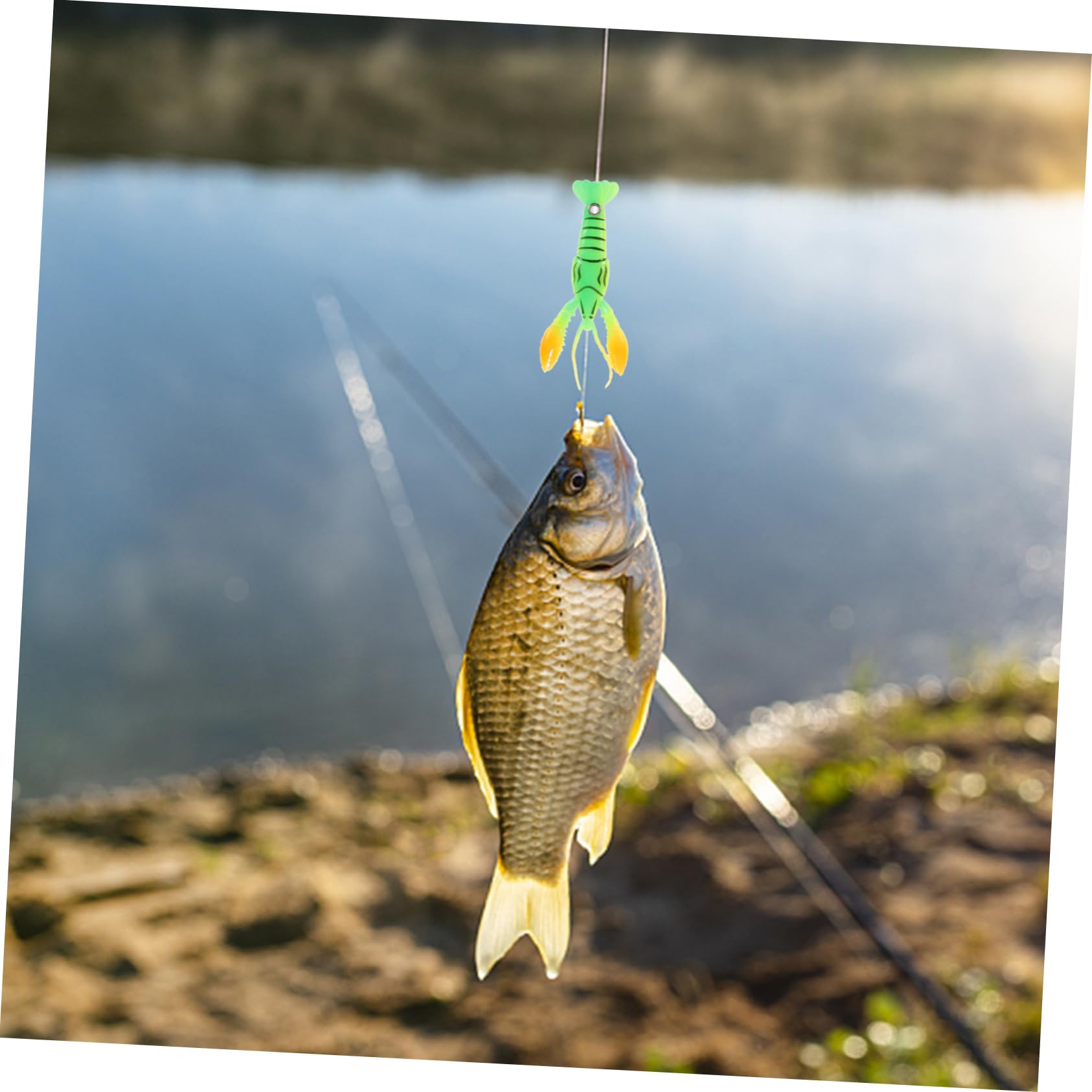 POPETPOP Lot De 5 Leurres Artificiels Réutilisables Pour La Pêche En