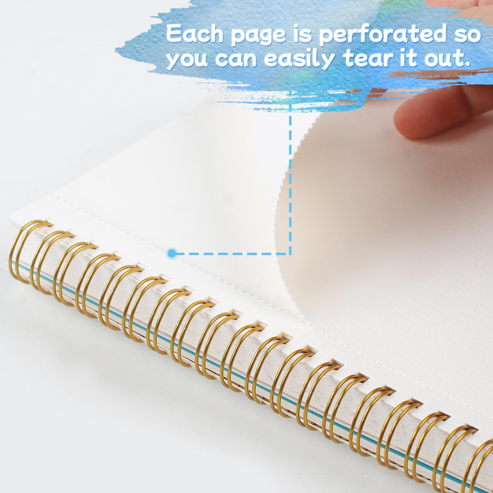 Phinus Watercolor Sketchbook - 30 Sheets -3