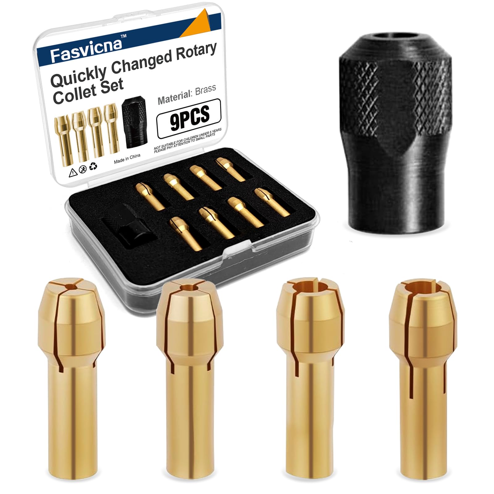 Dremel Collet Set - 2 Sets Rotary Tool Collets -1