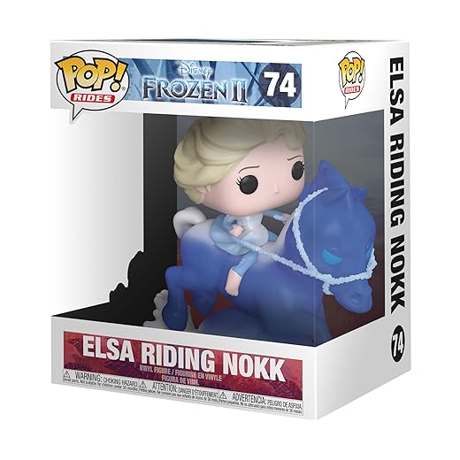 Funko Pop! Ride: Frozen 2 - Elsa Riding Nokk Vinyl Figure Multicolor, 5 Inches