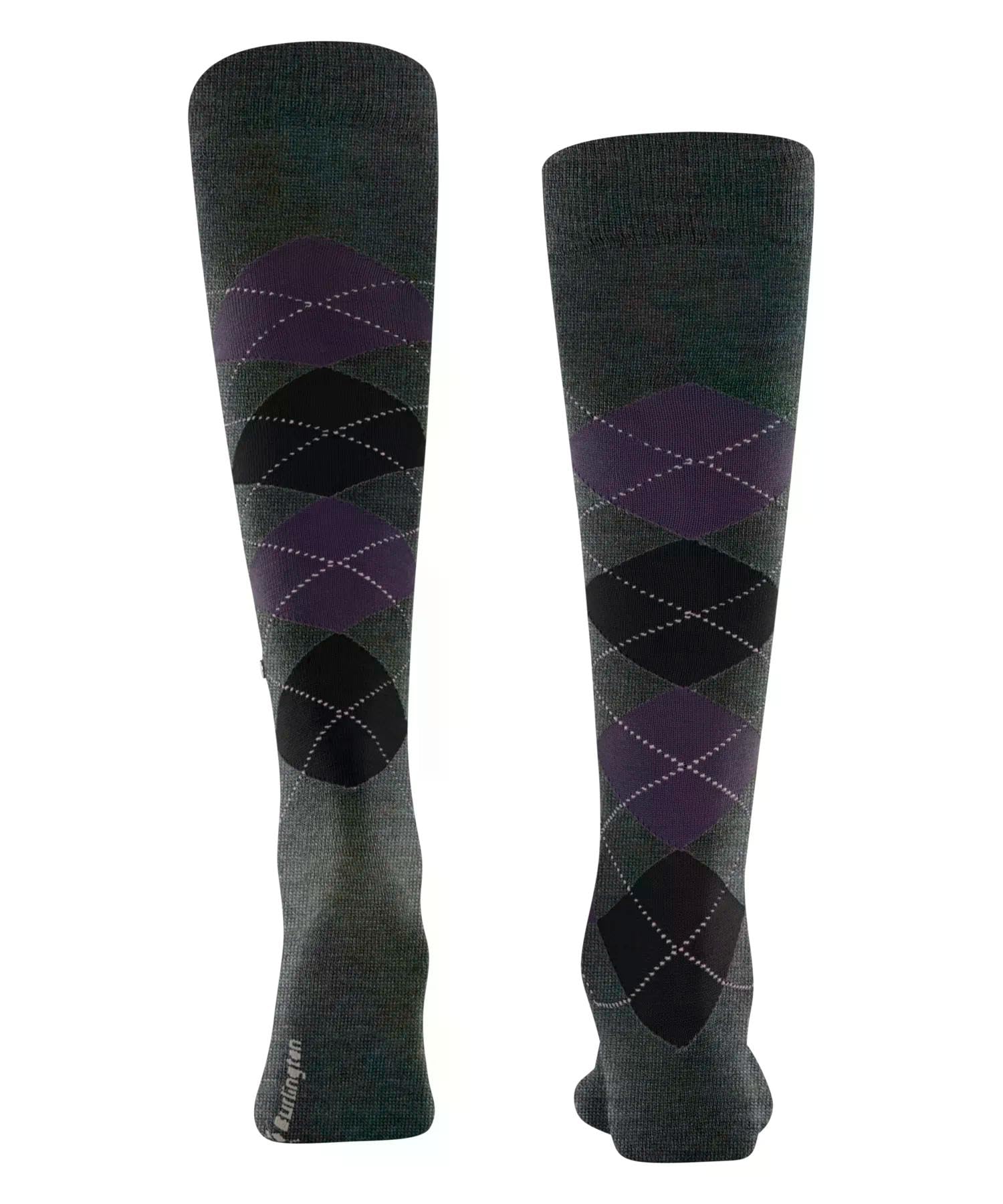 Burlington Herren Edinburgh Kniestrümpfe Wolle atmungsaktiv – Ansicht 2