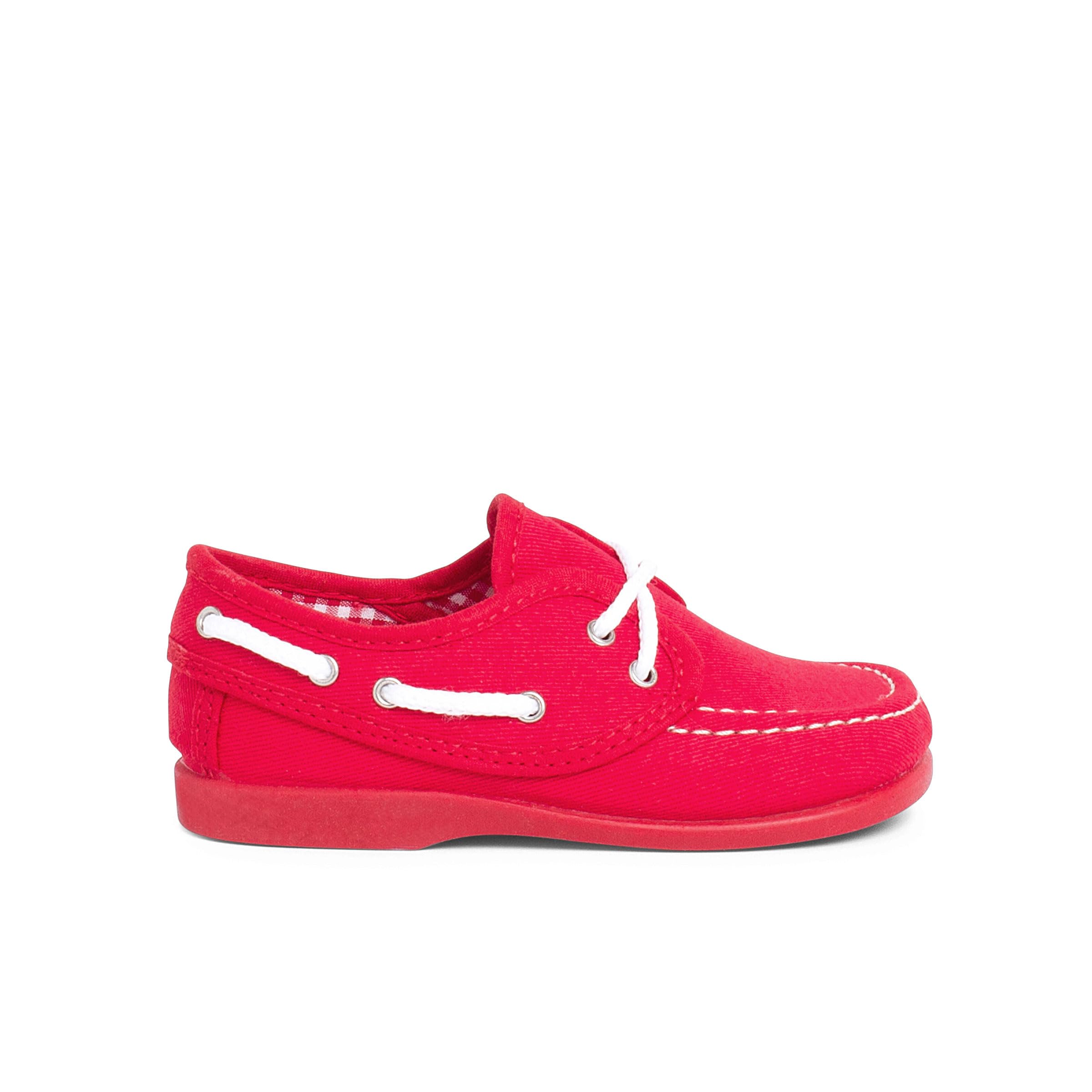 Pisamonas Náuticos Tela Cordones Niño
