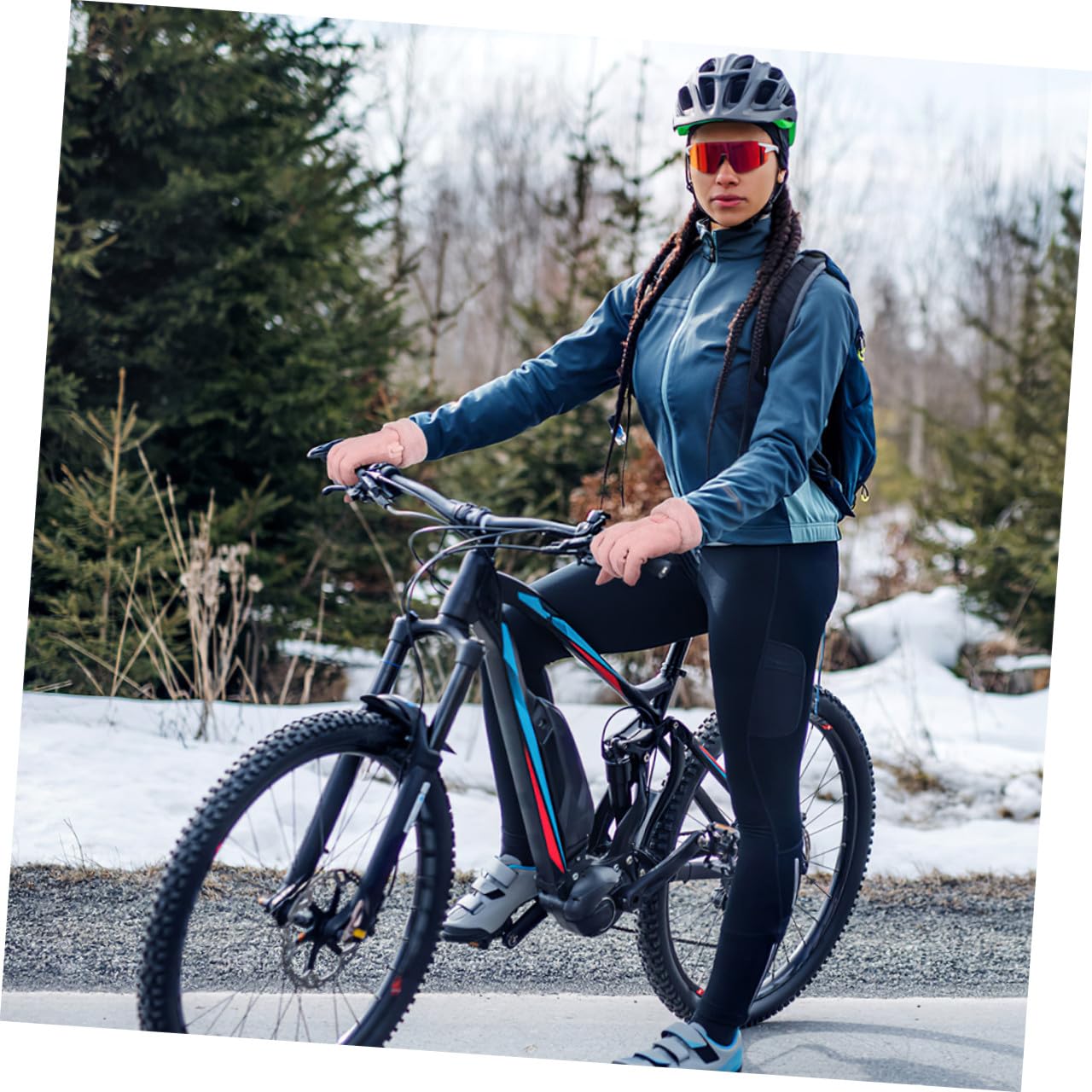 SUPVOX Guanti elettrici guanto termico thermal gloves scaldamani guanti riscaldati tramite USB batterie ricaricabili pile ricaricabili guanti termici per l'equitazione pelle rosa