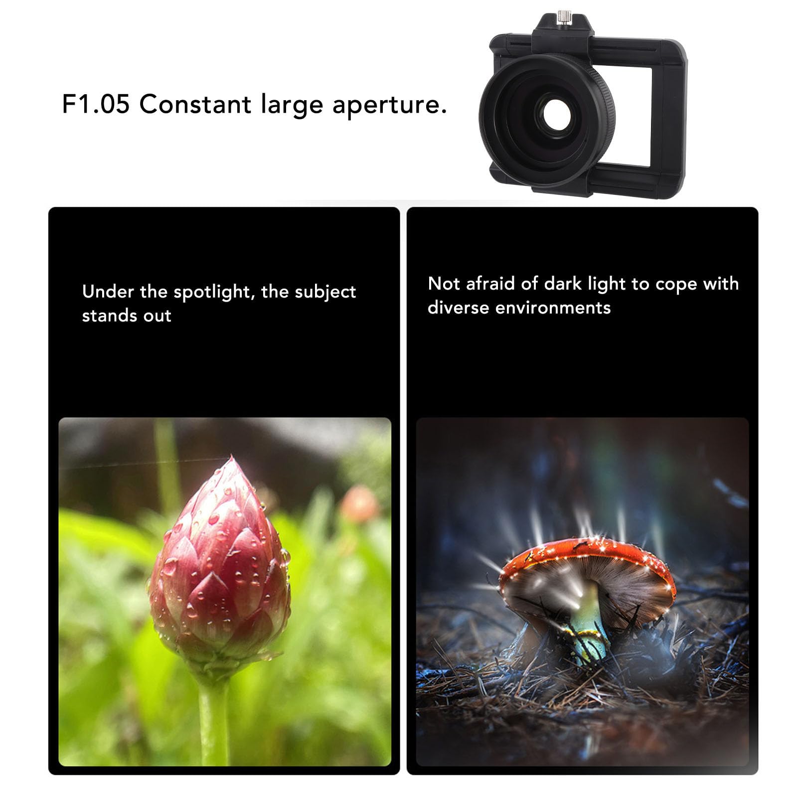 20x Phone Microscope, Camera Phone Macro Lens, 15 to 45mm Focus Distance, Smartphone HD Macro Photography Lens with Universal Clip for IOS for Android