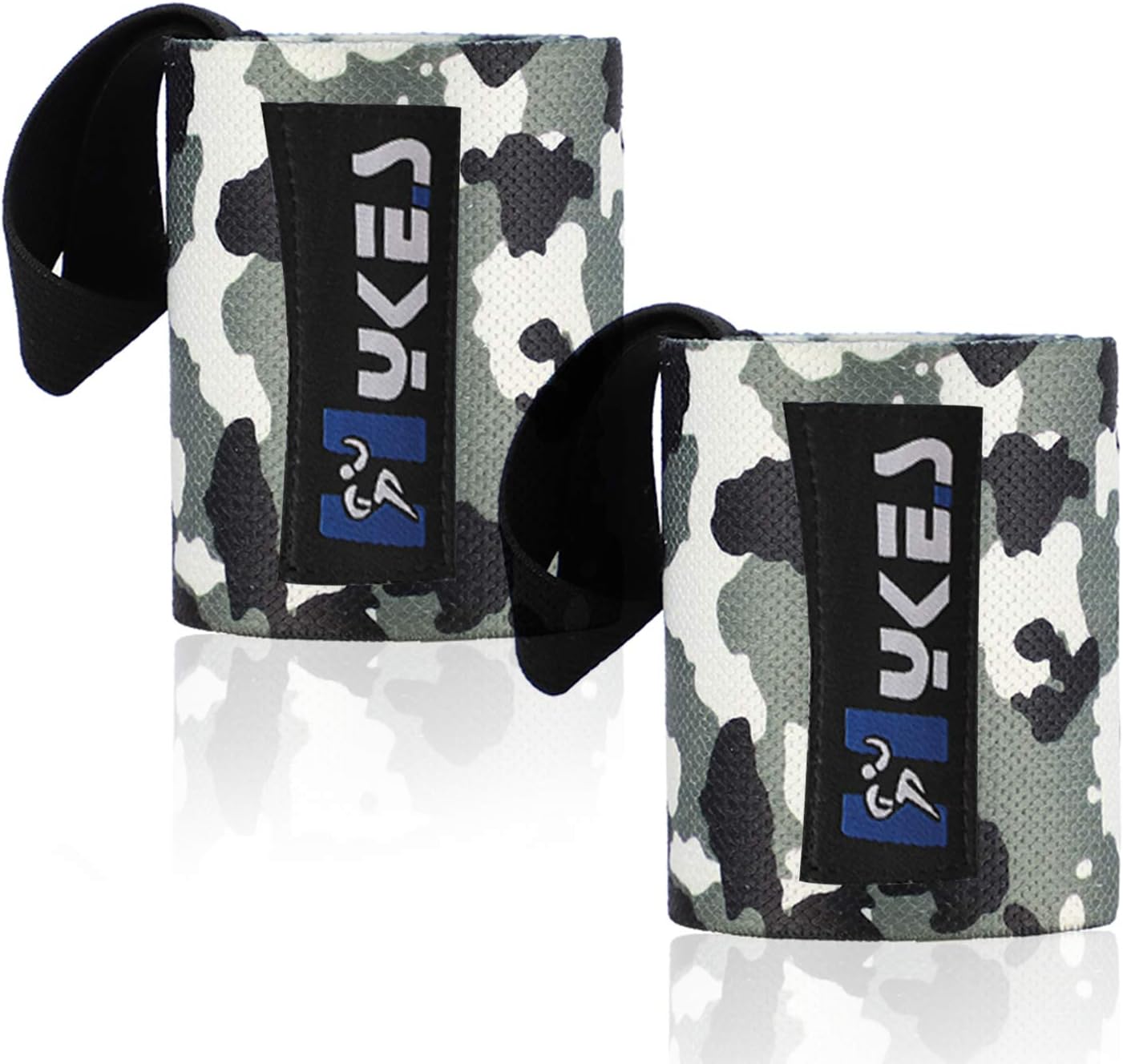 Hykes Weightlifting Wrist Support Wrap Band with Thumb Loop Strap for Gym, Fitness, Workout, Push-ups, Pull-ups, Strength Training Men and Women