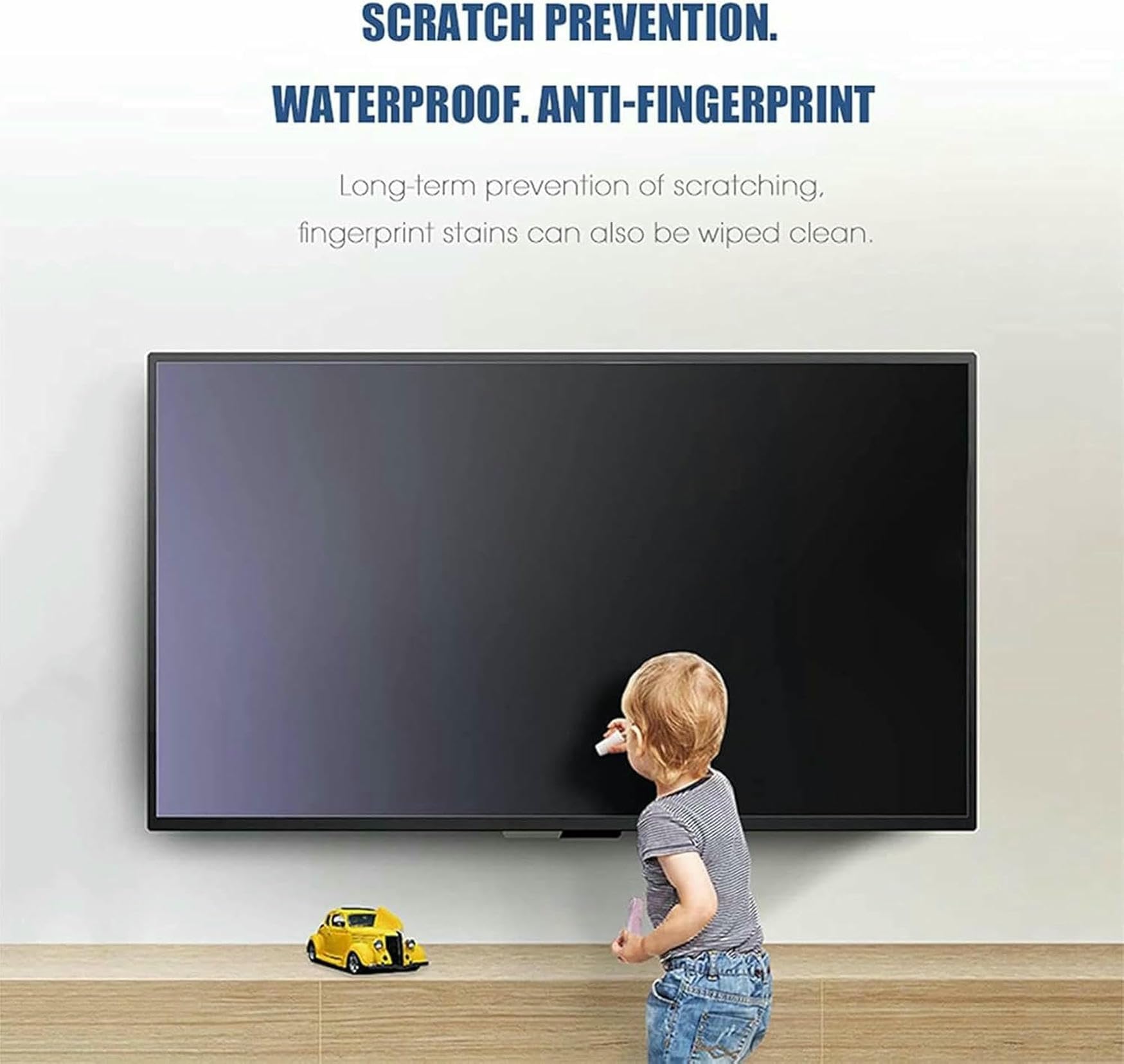 Folia ochronna na ekran telewizora z filtrem UV, folia antyodblaskowa/antyniebieskie światło, matowa, łagodzi zmęczenie oczu do telewizorów LCD, LED, OLED i QLED 4K HDTV,40 in 886 X 498mm