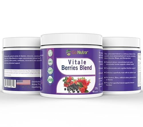 Go Nutra Mezcla de bayas antioxidantes en polvo de batido de superalimentos con Acai Maqui Goji y más mezcla de batidos de impulso nutricional de 8