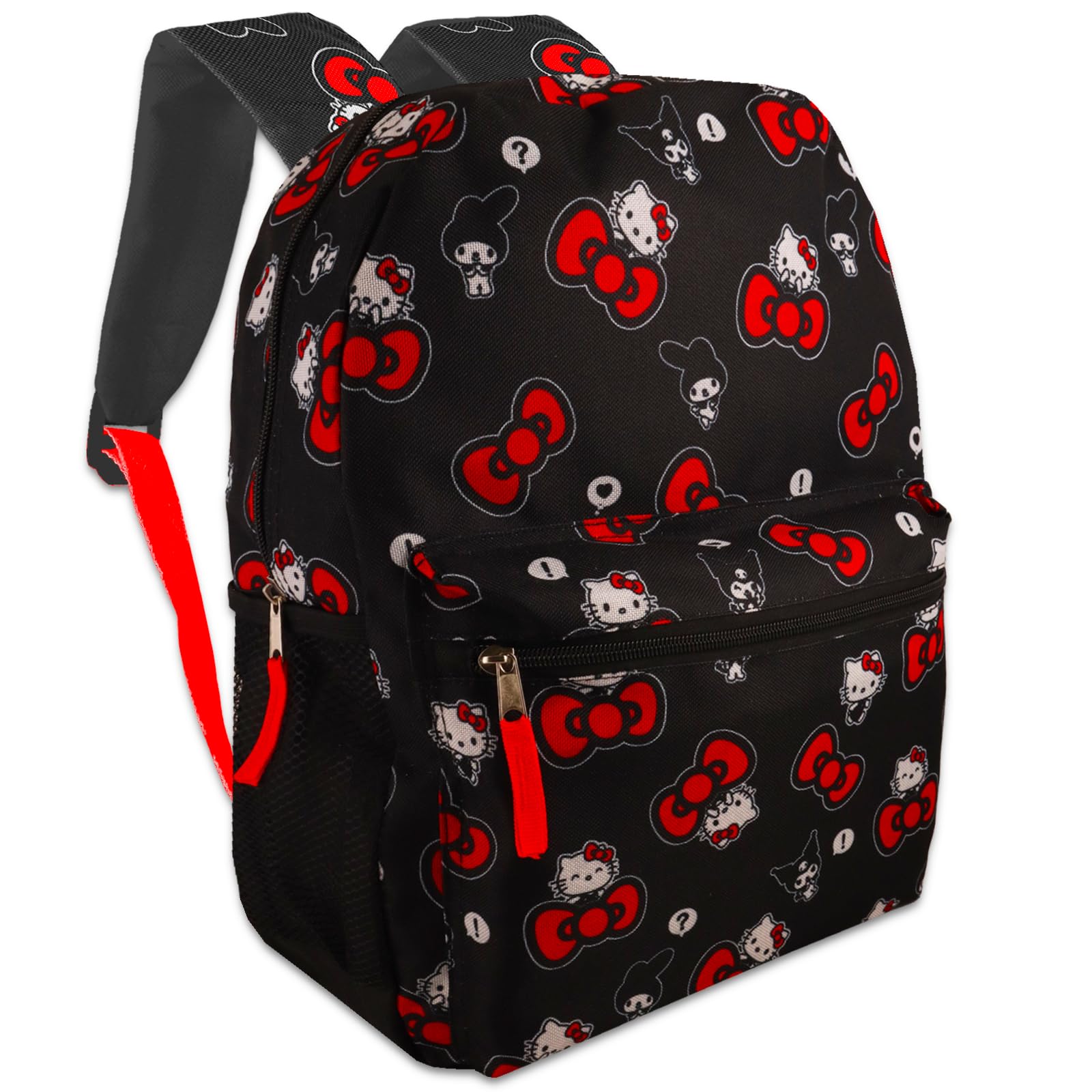 Hello Kitty Backpack and Lunch Box for Girls - Bundle with 16