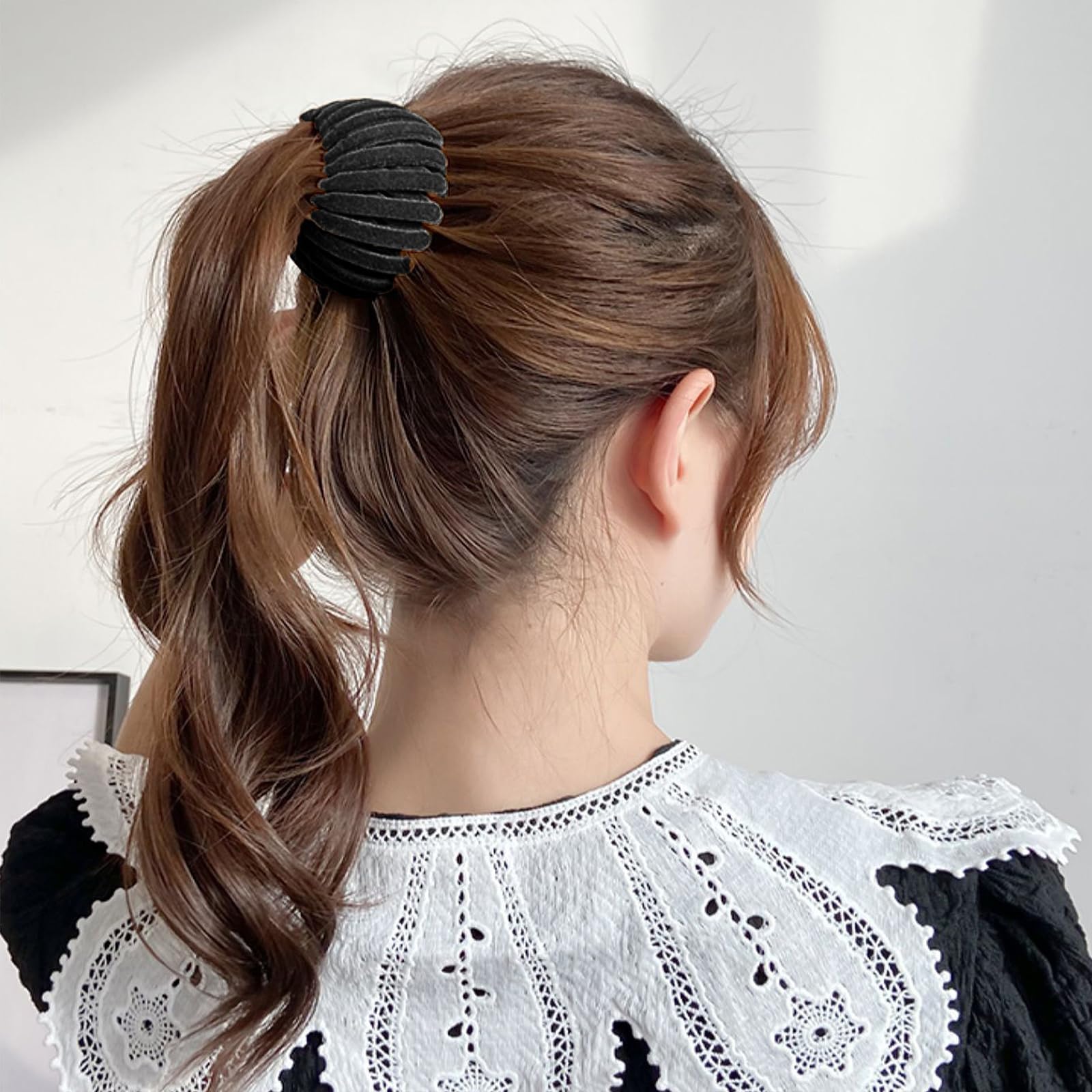 Bird Nest - Pinza mágica para el cabello, pinzas para el pelo de nido de pájaros para mujeres, pinzas para el pelo de nido de pájaros, accesorios para el cabello para mujer, moños, cola de caballo 5
