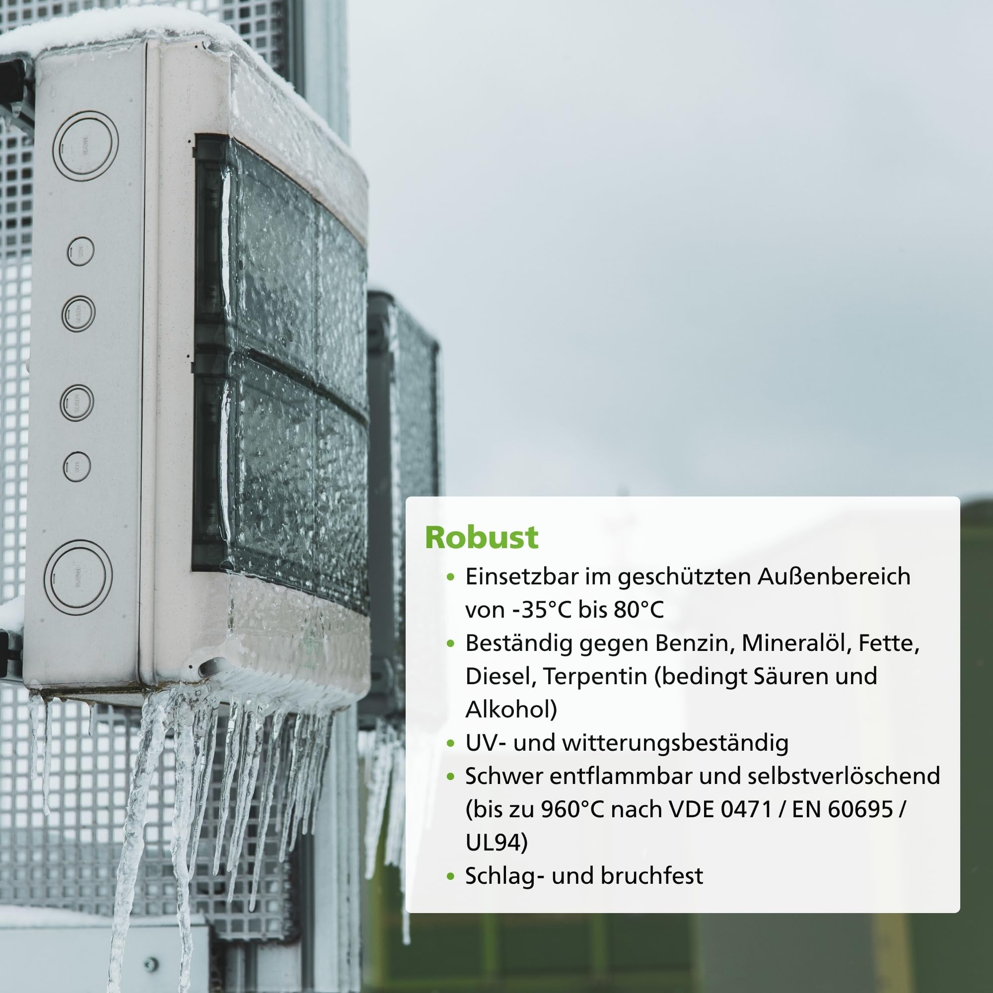 Spelsberg AK Air 14 Kleinverteiler, Sicherungskasten, Automatengehäuse, Aufputz, 1-reihig, 14 Teilungseinheiten, IP65, für Feuchträume, Outdoor und industrielle Anwendungen