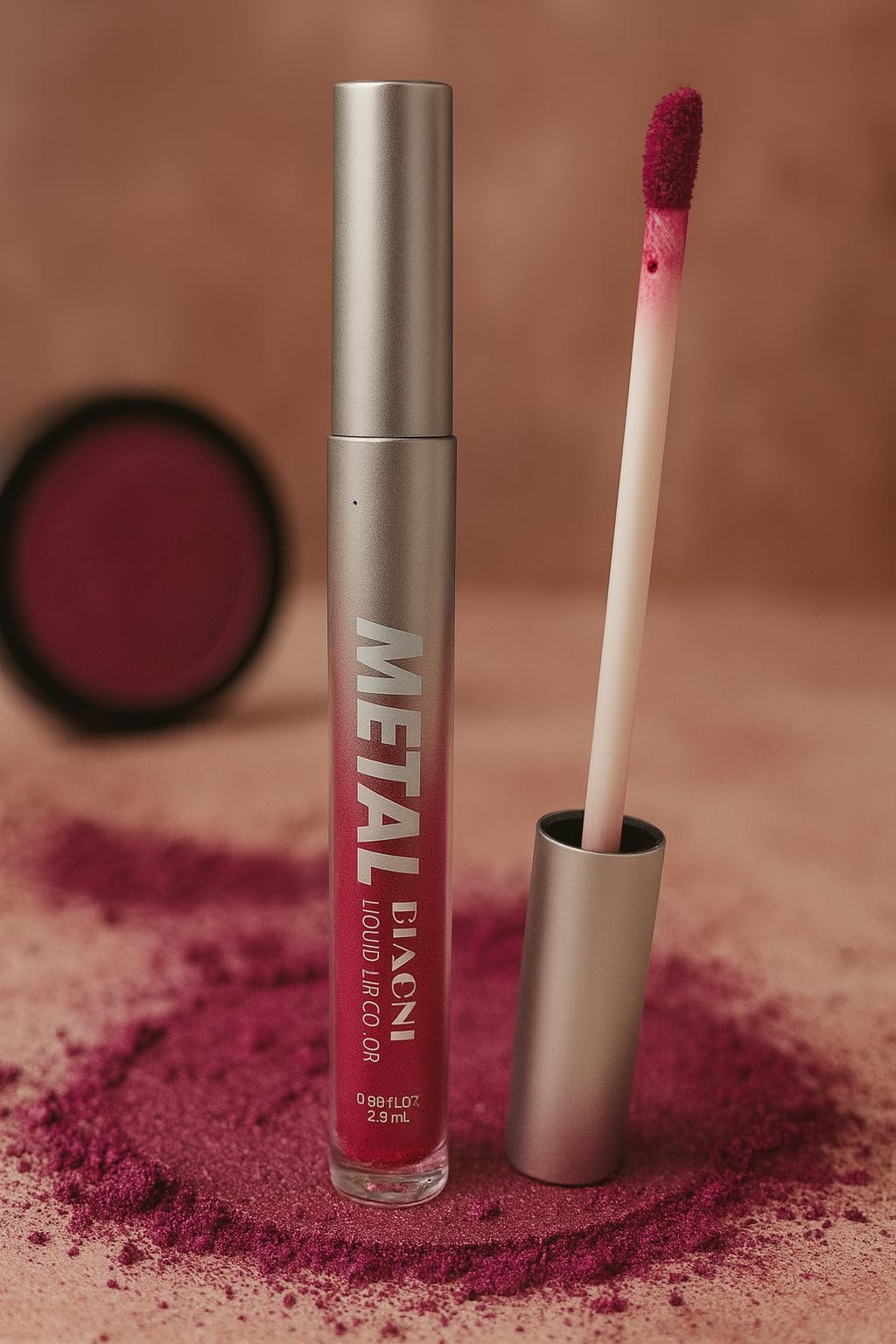 MEGAGA USA Metal Diaoni Liquid Lip Color – Rich Pigment, Metallic Gloss, Non-Drying Formula with All-Day Comfort Wear-image-21
