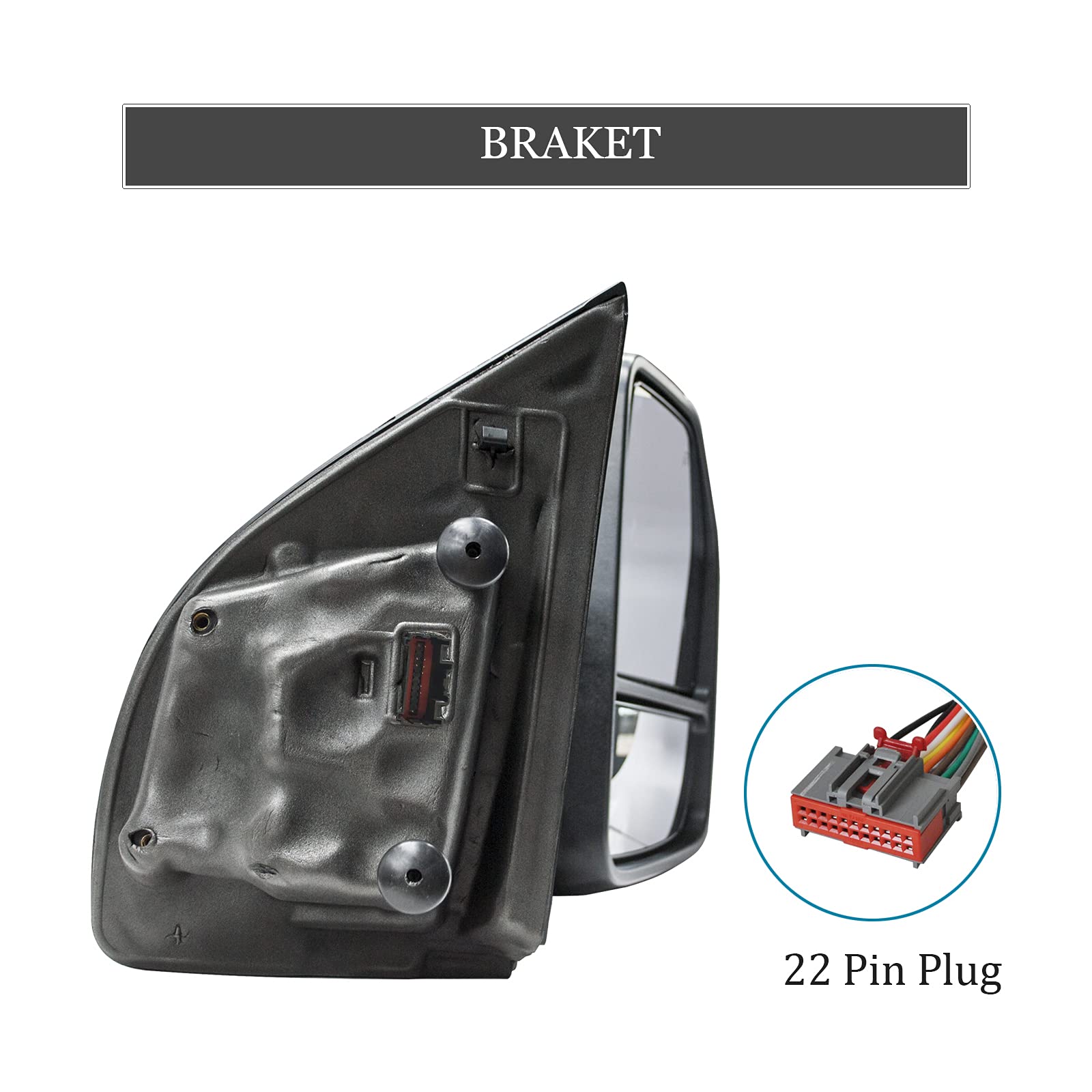 ReYee Towing Mirrors fit Ford F150 Pickup Truck 2015 2016 2017 2018