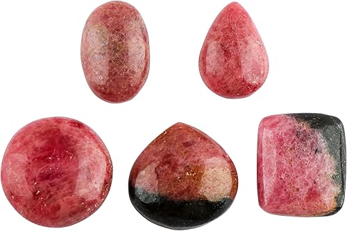 5pcs, Bulk Natural Gemstone Cabochon, Polished Flatback Stone, Wholesale Loose Cabs Supply, DIY Jewelry Making, Chakra Healing Crystal, Birthstone,