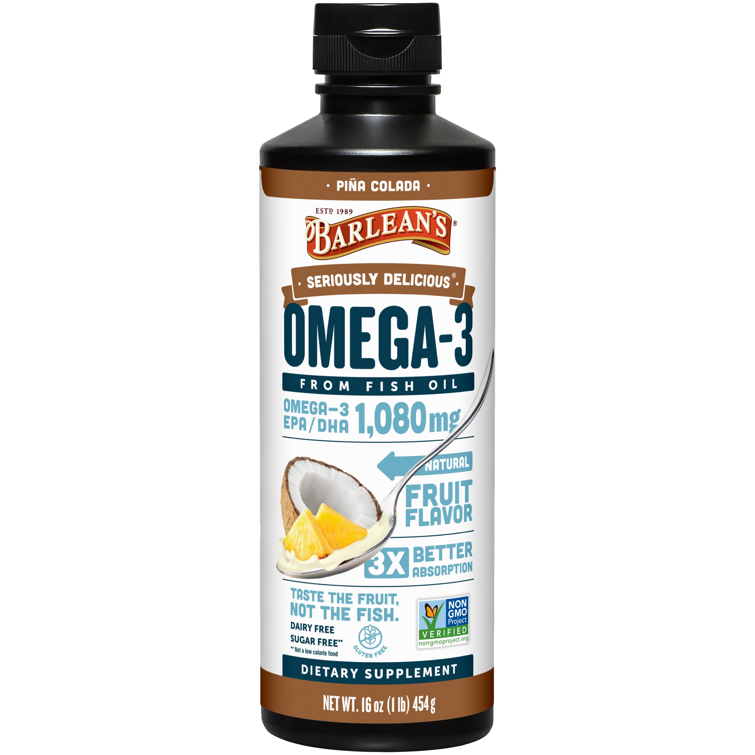 Barlean's Omega 3 Pina Colada