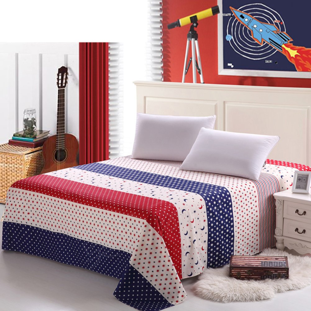 Linge de lit imprimé en coton sergé lin pour transformer votre chambre en oasis