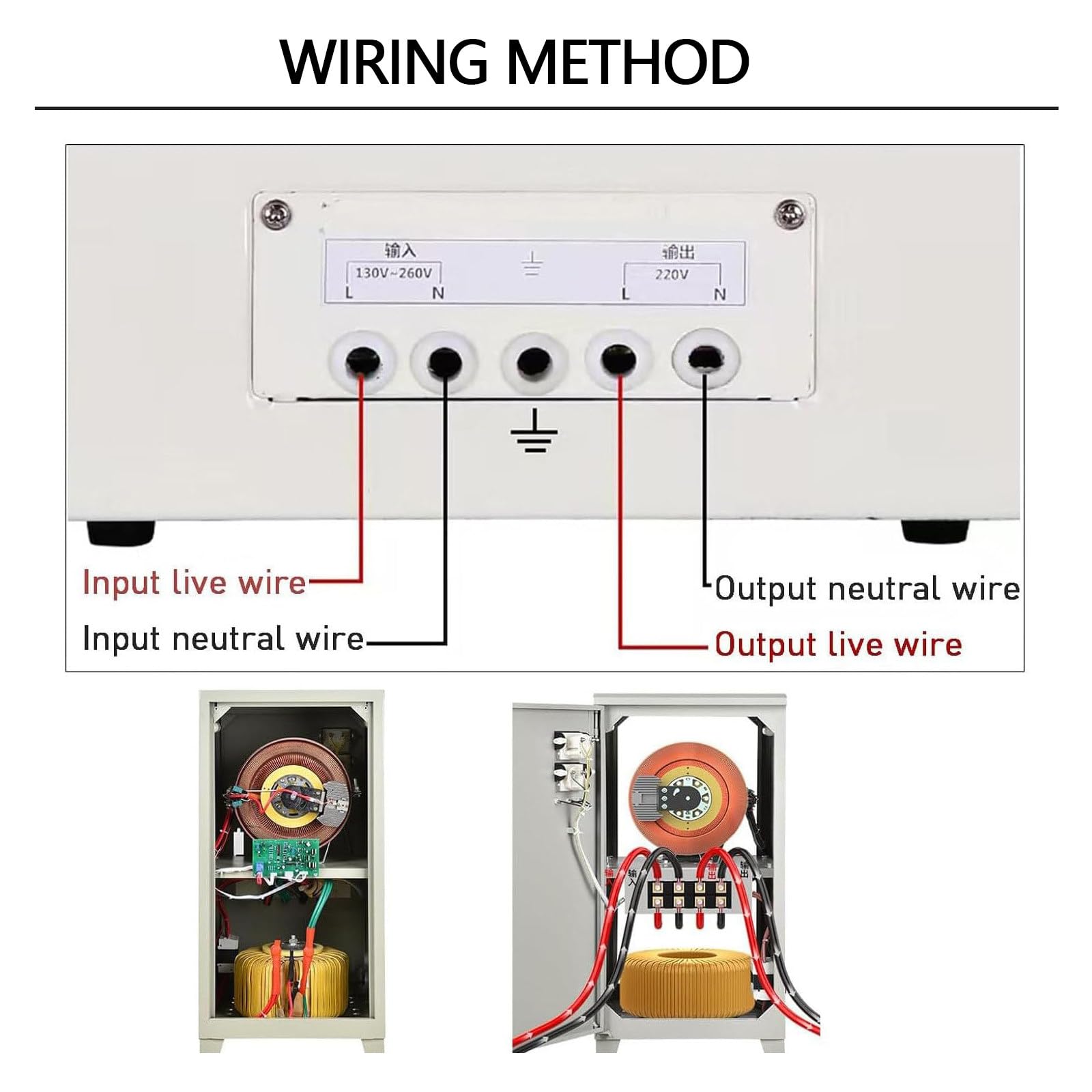 Estabilizador Automático De Tensión, Estabilizador De Corriente Monofásico 220v Protección contra Sobretensión, Regulador De Potencia Inestable Electrodomésticos 5000W