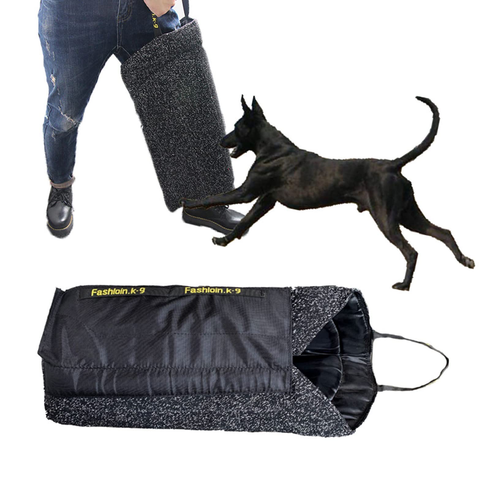 Perro De Yute Profesional De Formación Morder La Pierna Mangas con Mango para El Entrenamiento del Perro De Trabajo Cachorro Pierna Larga Mangas De Formación Fit Malinois Pastor Alemán Mastín