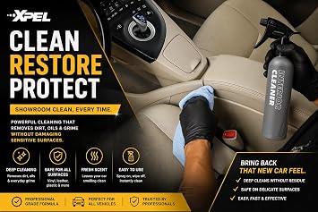 XPEL Interior Cleaner, 16 oz, Multi-Surface Auto Detail Spray Cleaner Kit
