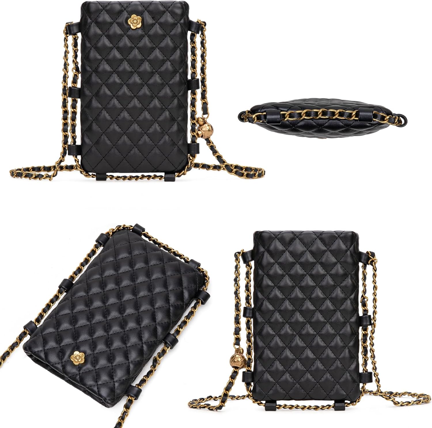 Montana West Quilted Small Crossbody Bags for Women Trendy Cell Phone Purse - Image 6