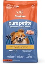 Canidae Pure Petite Premium Freeze-Dried Raw Coated Dog Food for Small Breeds, Real Chicken Recipe, 4 lbs, Grain Free