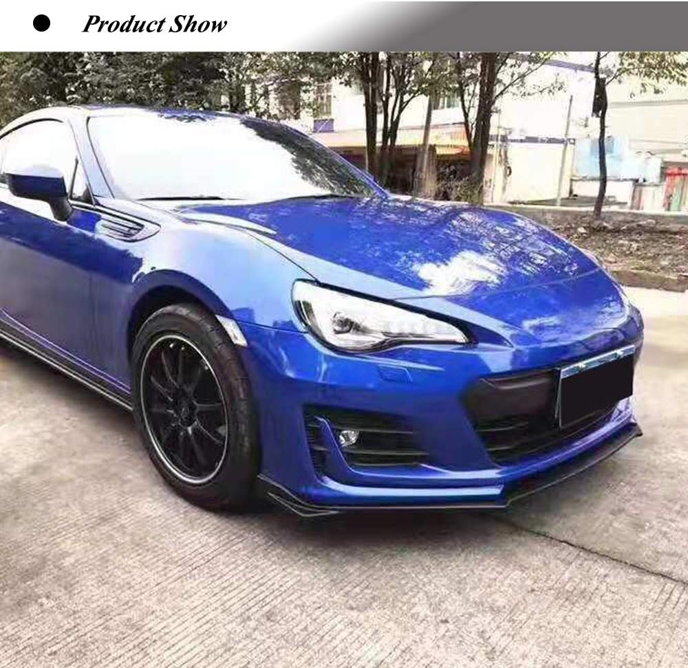 fits for Subaru BRZ Coupe Carbon Fiber Front Chin Spoiler Bumper Lip 2017-2018