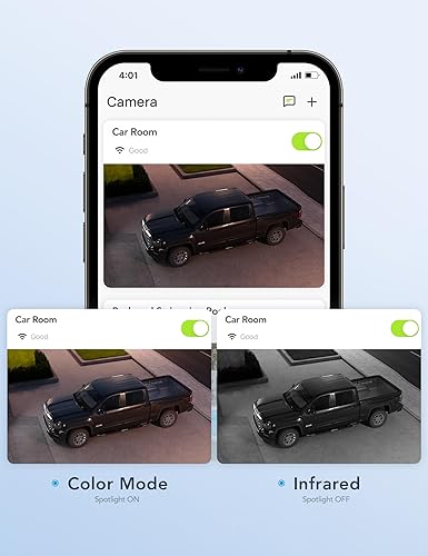 Miniatura 2 de GNCC Cámara de seguridad, Cámaras para seguridad del hogar, Cámaras de seguridad para el hogar en el exterior, Cámara exterior, Visión nocturna a