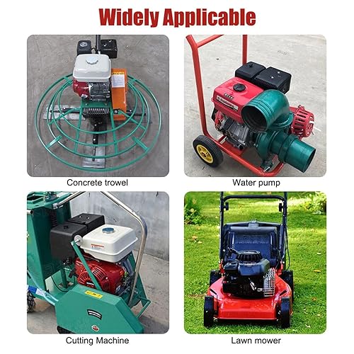 Miniatura 9 de BJTDLLX Motor de gas, motor de 4 tiempos y 6.5 HP Go Kart, motor de gasolina refrigerado por aire de un solo cilindro para Honda GX160 OHV Pull