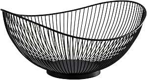 APS 30424 Korb “SVART”, Metall, schwarz, 29,5 x 25,5 x 13,5 cm