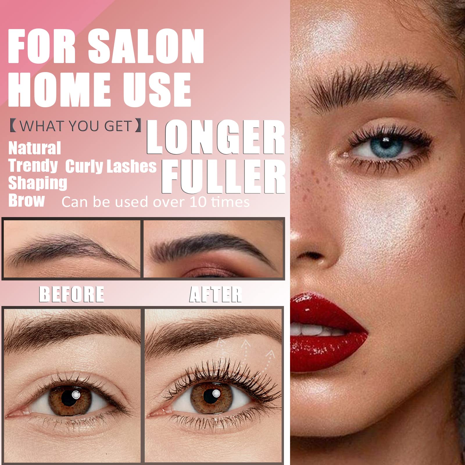 Lucoss Kit Laminazione Ciglia e Sopracciglia con Tinta Nera,Kit Extension Ciglia,Tinta per Sopracciglia,Laminazione Ciglia Kit Completo,Lash Lift Kit