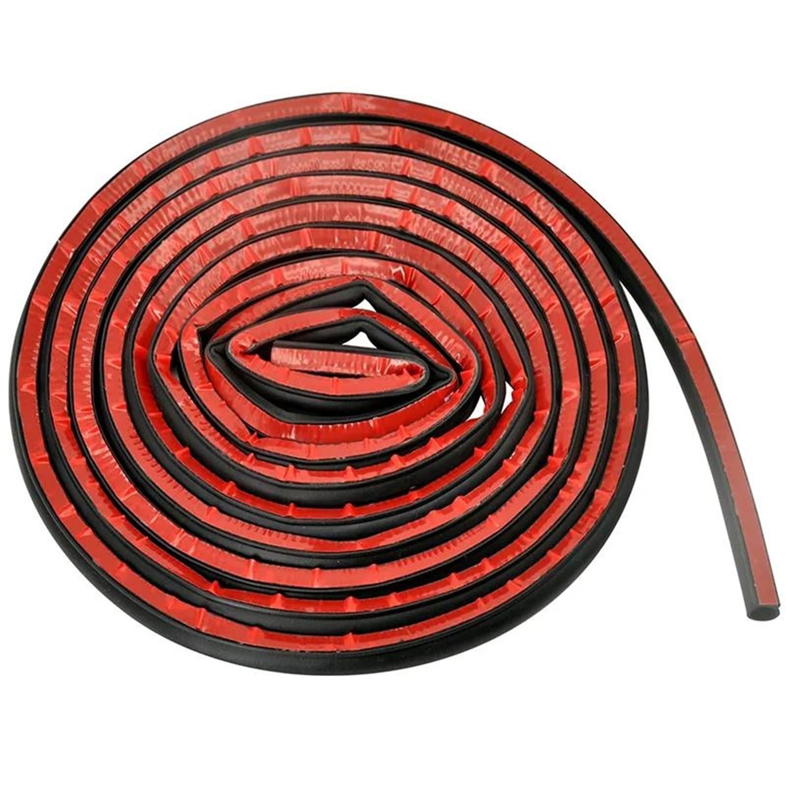 Zapora One Color Car Door Edge Protection Rubber Strips Soundproofing Strip For Ford For Transit For Tourneo1986-On
