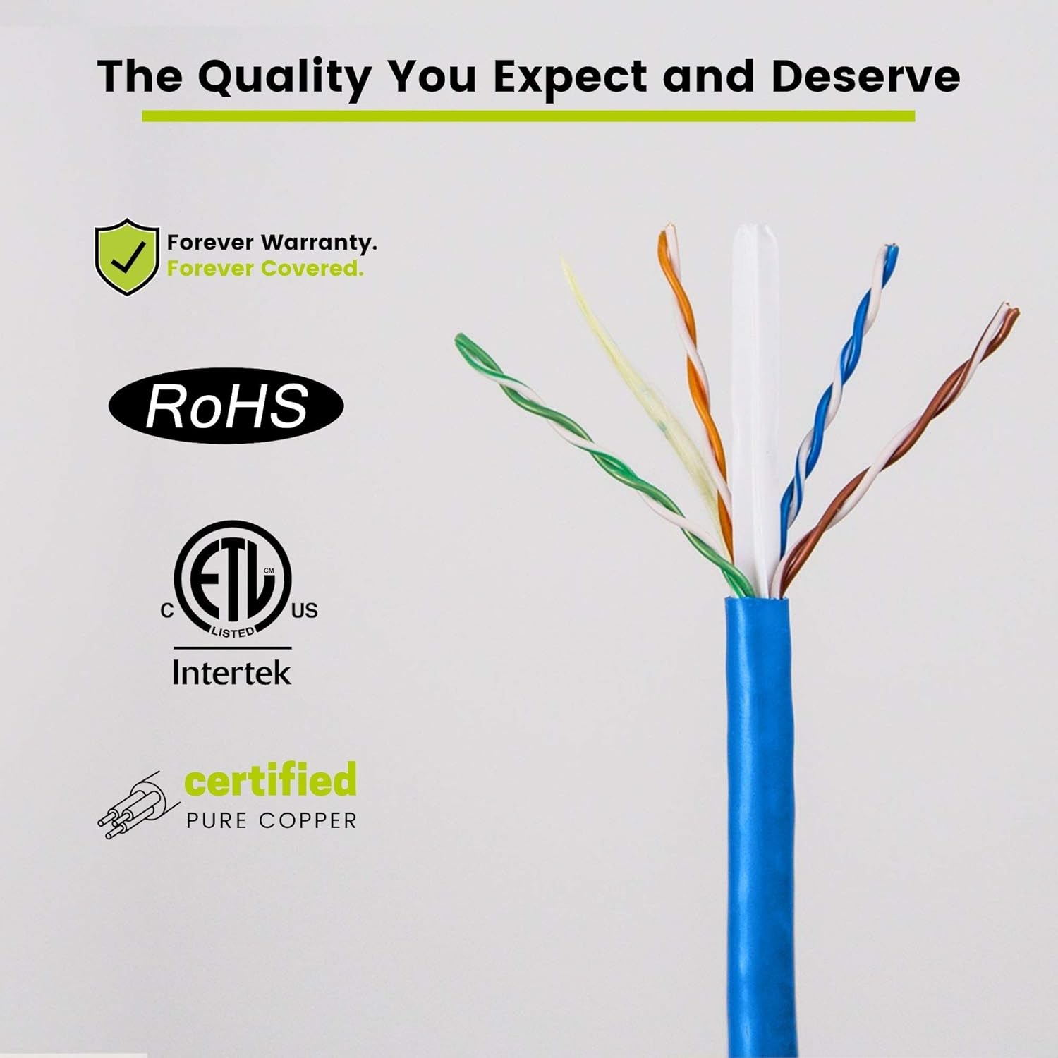 Blасk Frіdау 🔥 trueCABLE Cat6A Plenum (CMP), 1000ft, Blue, 23AWG 4 Pair Solid Bare Copper, 750MHz, PoE++ (4PPoE), ETL Listed, Unshielded Twisted Pair (UTP), Bulk Ethernet Cable Frее Shірріng оƒƒеr trueCABLE Cat6A Plenum (CMP), 1000ft, Blue, 23AWG 4 Pair Solid Bare Copper, 750MHz, PoE++ (4PPoE), ETL Listed, Unshielded Twisted Pair (UTP), Bulk Ethernet Cable