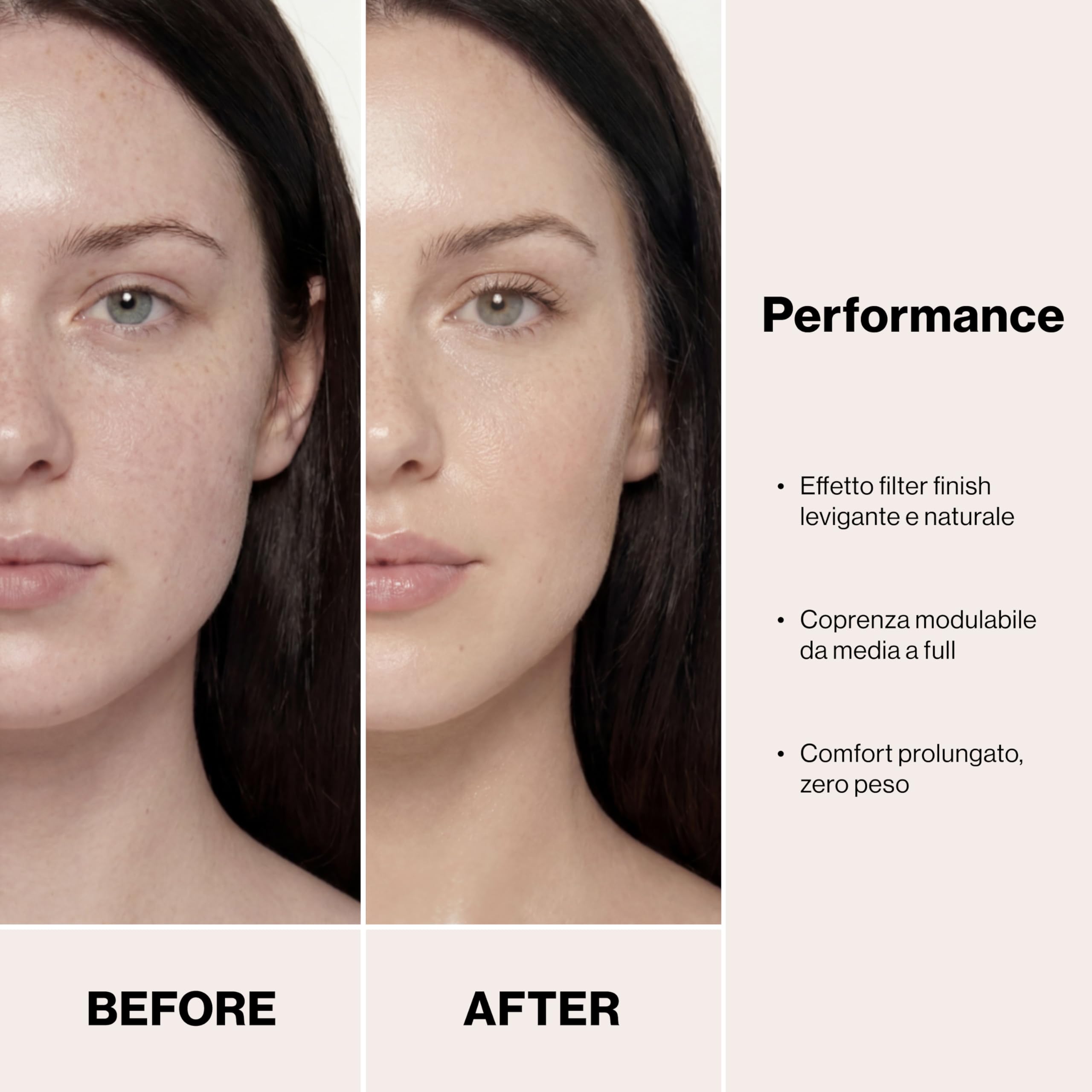 REBEYA Base de Maquillaje Cobertura Total Hidratante 02 con Niacinamida – Base Maquillaje Efecto Segunda Piel, Maquillaje Fluido Luminoso de Larga Duración para Piel Grasa, Madura y Mixta