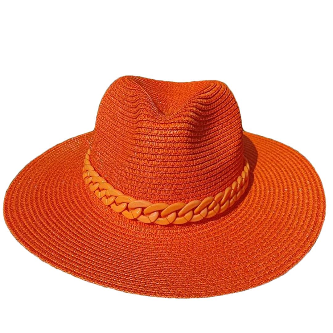 EYRMQWJPC Wide Brim Sun Hat, Women's Paper Straw Sun Hat Multicolor 55-58cm(5)
