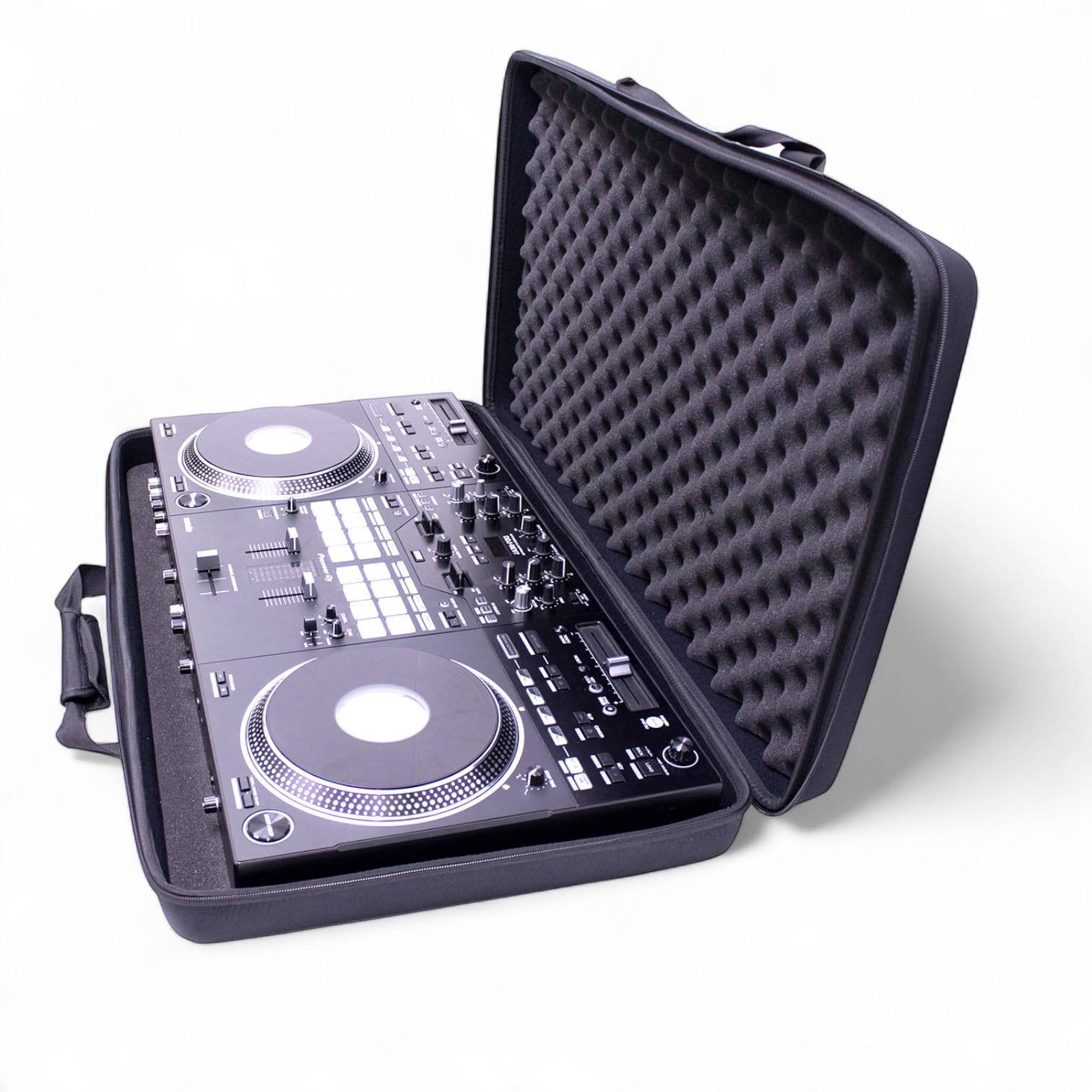 Protekt DJ-Tasche für Pioneer DDJ-REV7, Hartschalen-Tragetasche, Schwarz, Unisex, Einfarbig, 780 x 475 x 130 mm