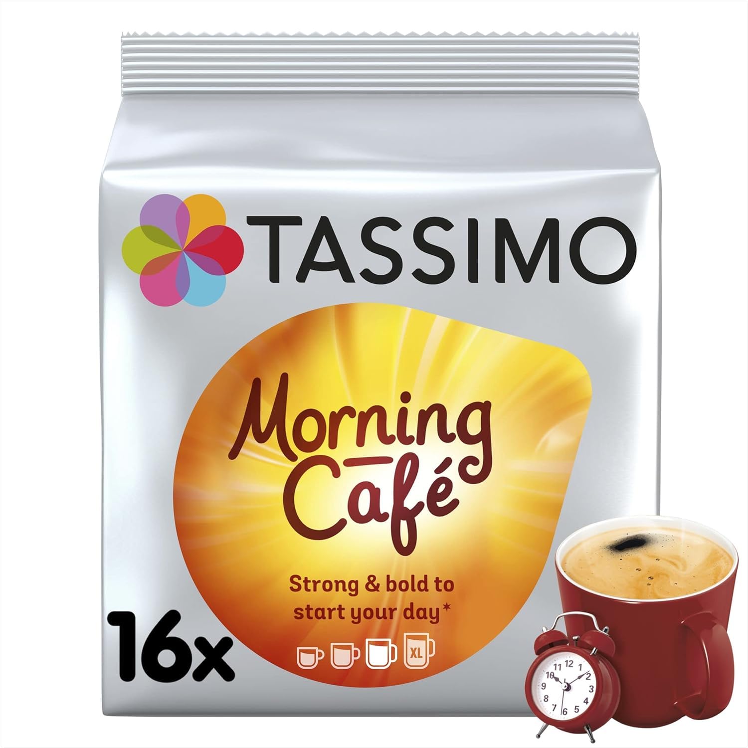 TASSIMO Café Dosettes - 80 Boissons L'Or Espresso Intense (Lot de 5 x 16 Boissons)