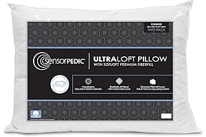 SensorPEDIC Ultraloft Standard Bed Pillow: Comfort and Support Under $10
