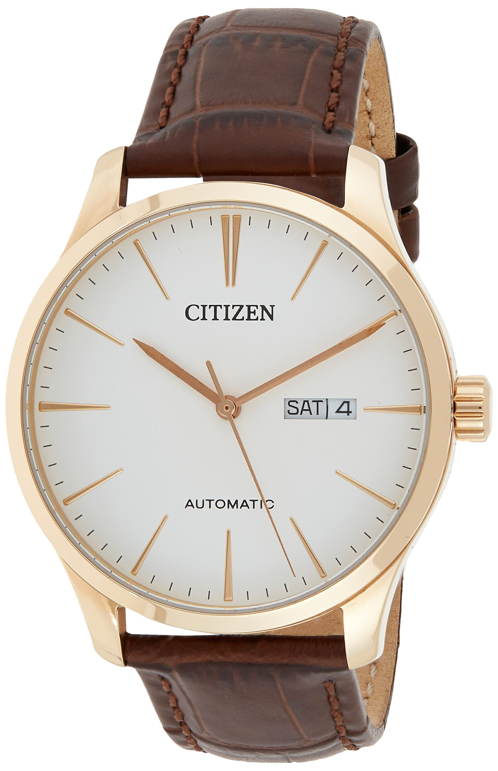 CITIZEN Mens Automatic Watch with Day and Date Display - Powered by High precision Made in Japan Self winding Mechanical Movement- NH8353-18A