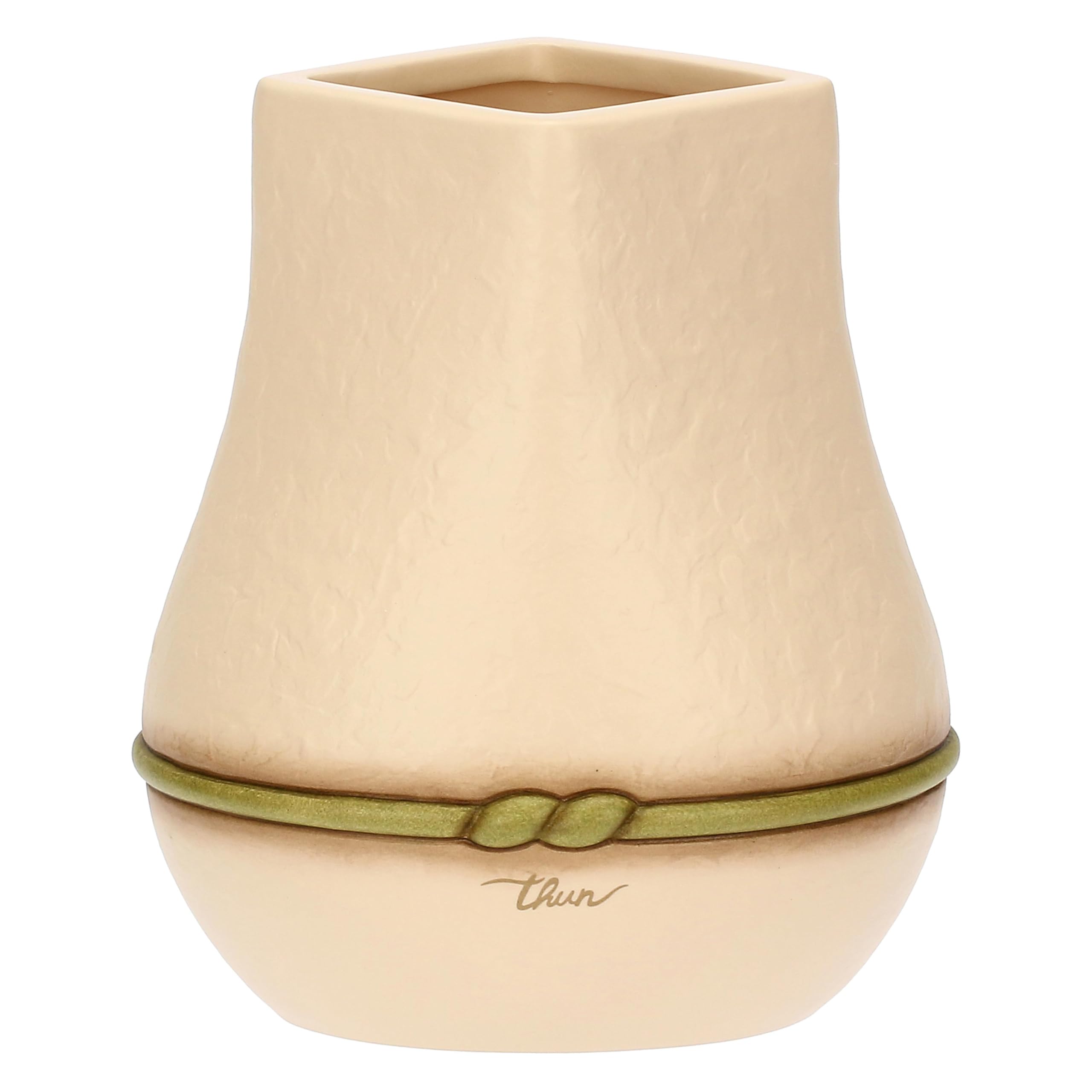 THUN - Poggiamestoli - ceramica - Collezione Country Bloom - 13,5 x 12,9 x 15,6 cm