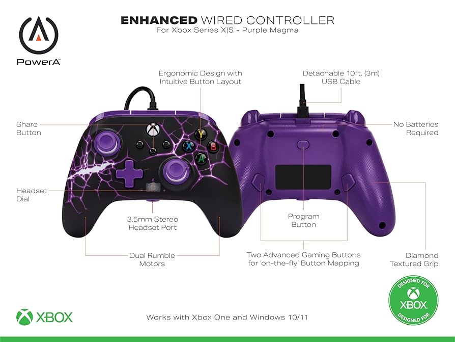 PowerA Enhanced Wired Controller ピンク Amazon.com: PowerA Enhanced Wired Controller for Xbox Series