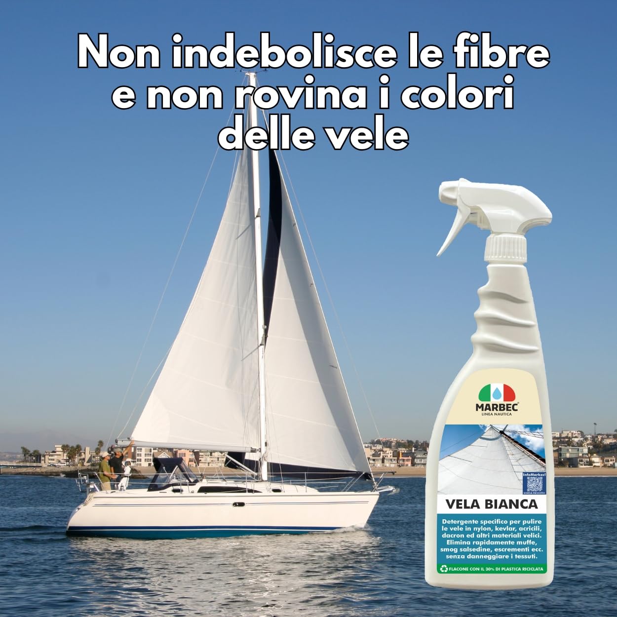 Marbec Vela Bianca Detergente smacchiante per Vele