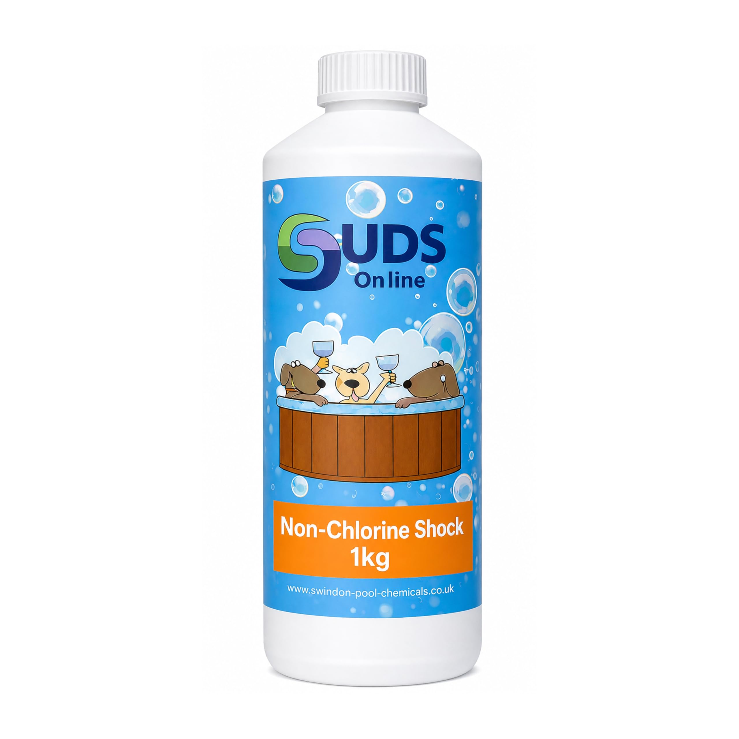 Suds-Online 1Kg Non-Chlorine Shock Granules Hot Tub Spa Swimming Pool Chemicals