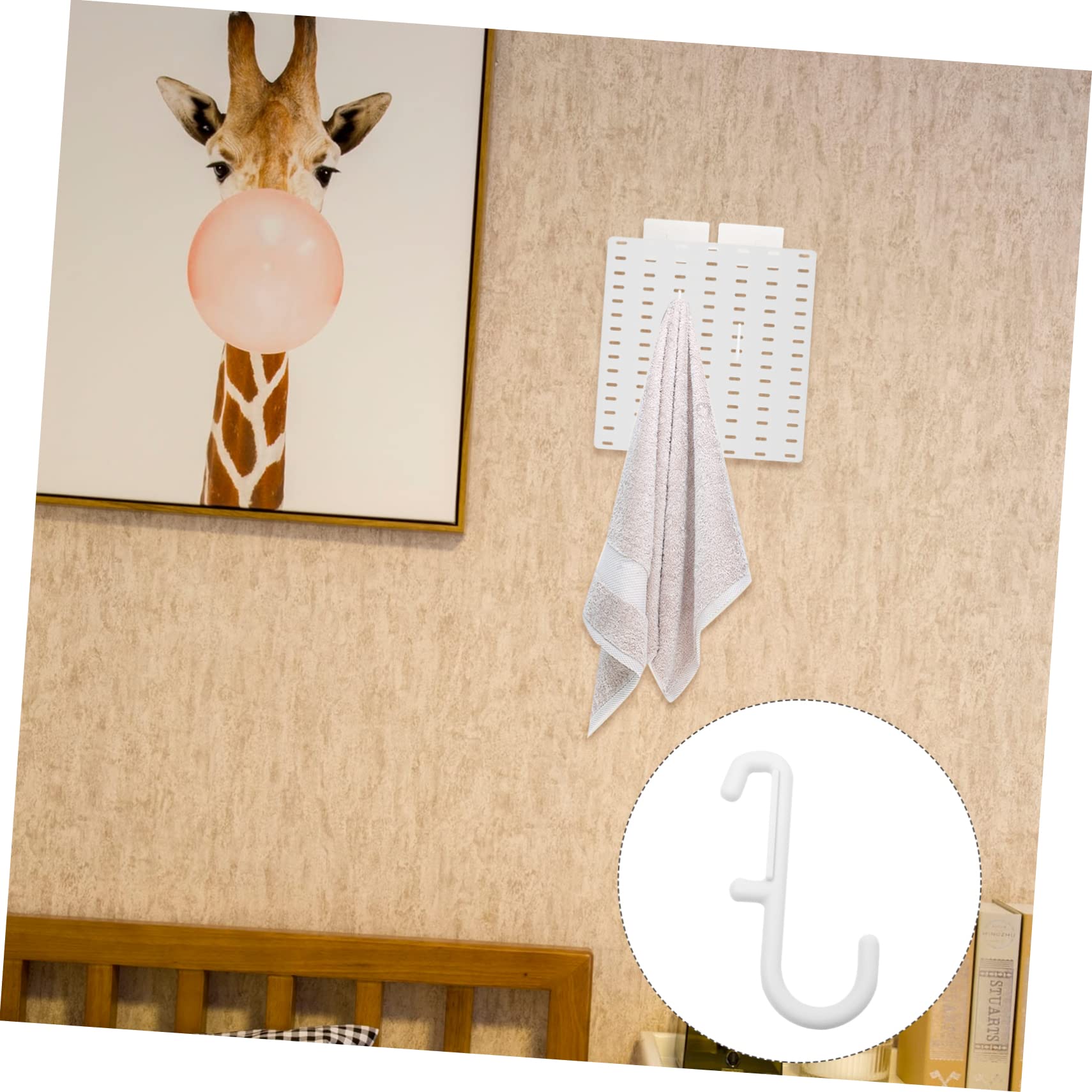 Hohopeti 14Pcs Pegboard Hooks for Kitchen Bedroom and Office Versatile Hanging Hooks for Supermarket Hole Boards and Display Shelves - Image 2