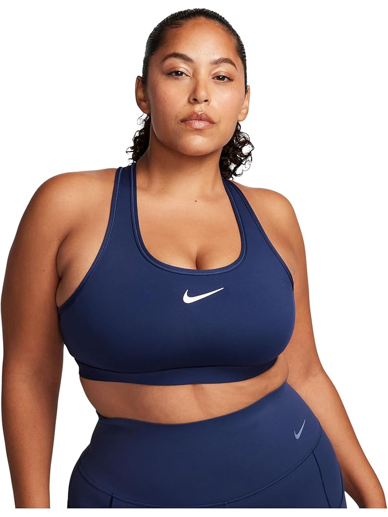Navy Nike Swoosh Medium Support Bra